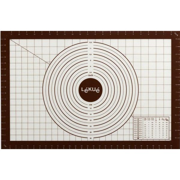Tapis pâtissier anti adhésif avec mesures 60x40 cm